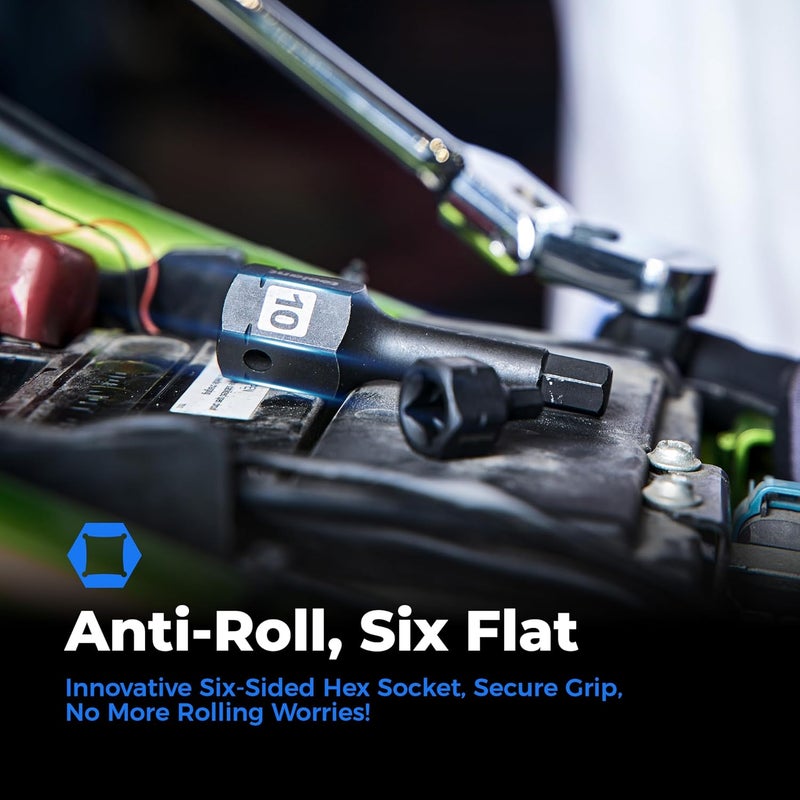 toolant مجموعة مفاتيح سداسية 2PCS بمقاس 1/2" و 3/8" - Image 2